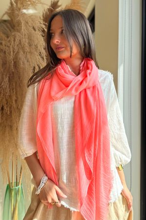 Laundry B Classic Portobello Scarf Coral /10